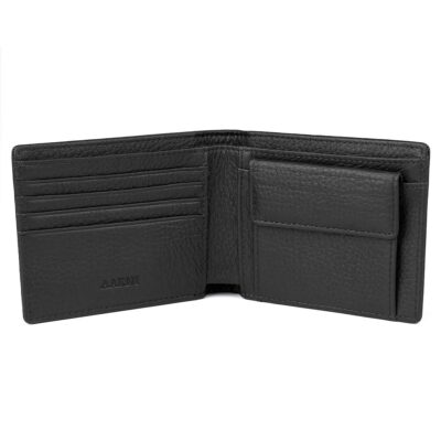 Lompakko kolikkotaskulla RFID(musta)