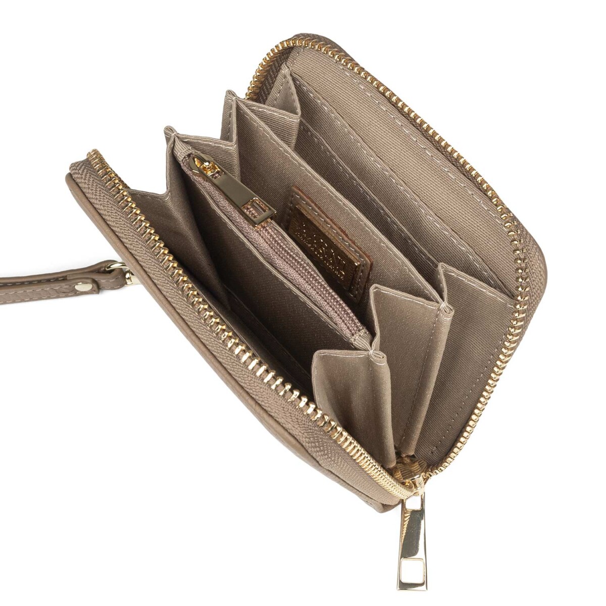 Mini Clutch-Lompakko hiekka/kulta - Image 2